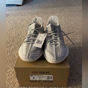 NWT Yeezy 350 V2 Boost white gray USA men size 8 women’s 9.5 made by Adidas wbox